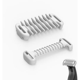 Sabots Protecteur De Peau Intime Et Peigne Corporel De 3 Mm Sabots Pour O Blade Qp2724 Qp2824 Qp2520 Qp2630 Qp6551 Qp6531, Accessoire De Tondeuse Électrification Hybride, 2 Pièces