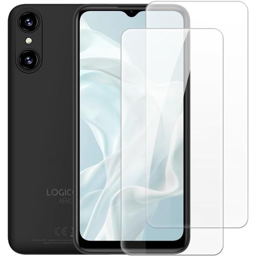 Lot De 2 Films De Protection D'écran En Verre Trempé Pour Logicom Aero (6,5 Pouces) (Tm2) Ultra Clear Hd