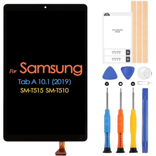 Écran Lcd Pour Samsung Galaxy Tab A 10,1 2019 Sm-T510 Sm-T515 Écran Tactile Pour Sm-T510 Écran Tactile Digitazer Panneau Verre Assemblée Remplacement Avec Réparation Kit