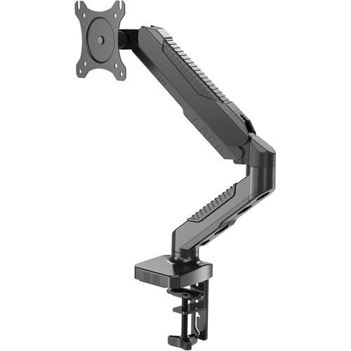 - Support De Bureau Pour Écran Pc Lcd Led De 15""-34"" - Vesa De 75 X 75/100 X 100, C Clamp Équipé, Ressort À Gaz, Ergonomique Hauteur Réglable, Charge Max 6,5Kg (Hf12Gmcb)
