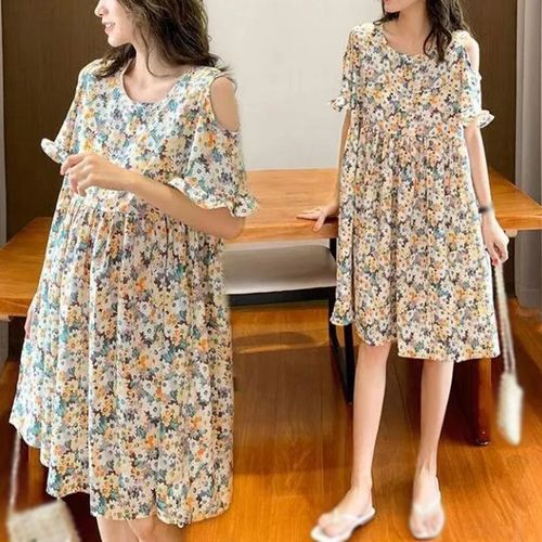 Robe D'été À Fleurs Pour Femmes,Nouvelle