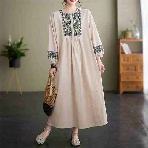 2024 Nouvelle Arrivée Printemps Alterfur S Femmes Élégantes Manches Sulfbroderie Robes Femmes Enceintes Vêtements Md-04538