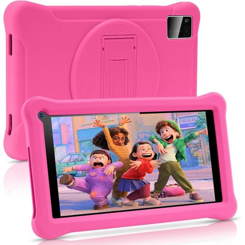 Tablette Enfants 7 Pouces Android 13 Tablette Avec Gms Certified,8(3+5) Gb Ram 64Gb Rom(Tf Card 128Gb),Applications Pré-Installé, Wifi Contrôle Parental Tablette Éducative Avec Kid-Proof Étui
