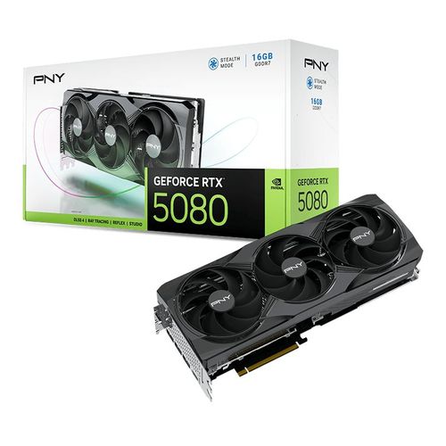 PNY GeForce RTX 5080 Triple Fan NVIDIA 16 GB GDDR7