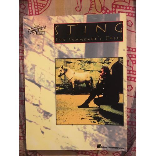 Sting Ten Summer’S Tales Songbook
