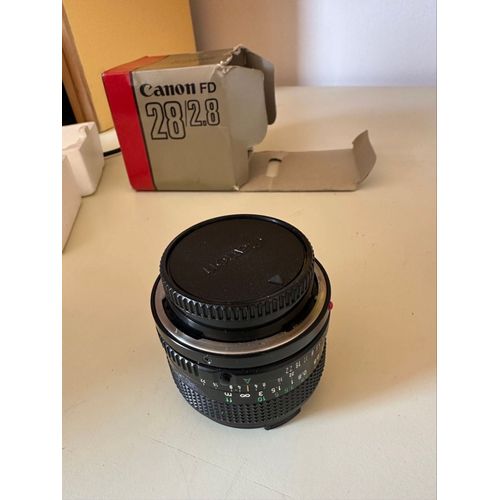 objectif canon FD 28mm  1.2.8