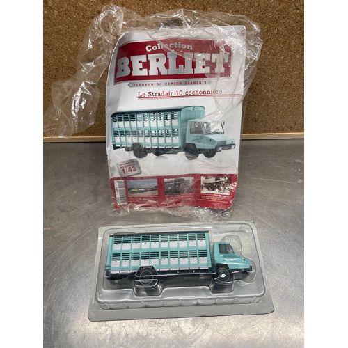 Berliet Stradair 10 Cochonnière Bétaillère - Ixo 1/43 + Fascicule - Très Bon-Ixo