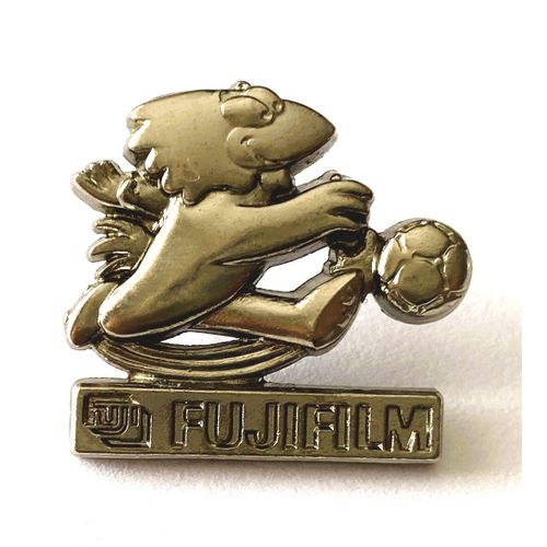 Pins Arthus Bertrand Football Mascotte Coupe Du Monde 98 Sponsor Fujifilm / Argenté