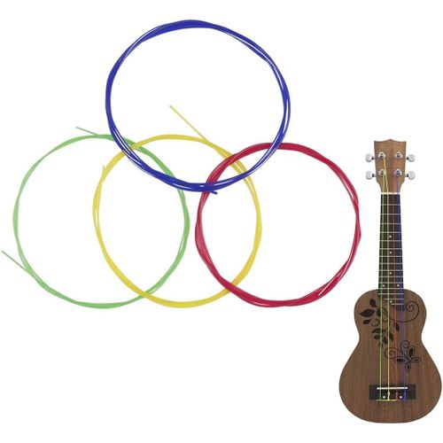 4-Cordes, Ukulele Strings, Cordes En Nylon, Pièce De Remplacement Pour Ukulele, Cordes De Ukulélé, Accessoires Ukulélé