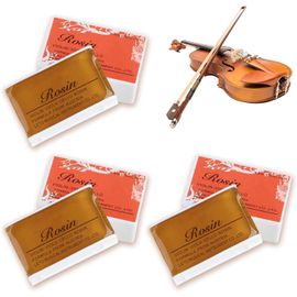 3 Pièces Colophane Pour Violoncelle Colophane Violon - Colophane Naturelle Avec Étui Peu De Poussière Forte Adhérence Prononciation Sensible, Convient Aux Accessoires D'instruments À Cordes Frottées