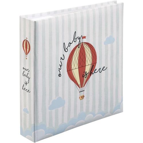 Album Photo Bébé ""Our Baby"" Personnalisable Scrapbooking (Album Photo Naissance, Baptême, Cadeau D'anniversaire Enfant, Style Mémo, 22,5 X 22 Cm, 100 Pages, Max. 200 Photos 10x15 Cm) Multicolore