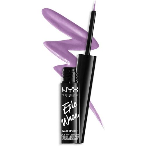 Eyeliner Liquide Semi-Permanent Epic Wear, Longue Tenue, Waterproof, Maquillage Et Body Art Créatif, Fini Mat, Couleur : Lilac 