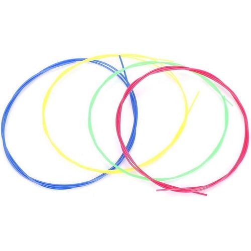 Ukulele Cordes Acoustique Ukulele Cordes 4pcs / Set Coloré Nylon Cordes Pièce De Rechange Accessoire Pour Ukelele De