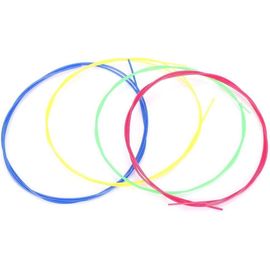 Ukulele Cordes Acoustique Ukulele Cordes 4pcs / Set Coloré Nylon Cordes Pièce De Rechange Accessoire Pour Ukelele De