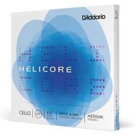 Bowed Jeu De Cordes Pour Violoncelle Helicore Manche 4/4 Tension Medium