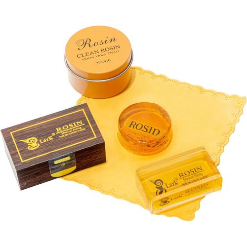 2 Pièces Colophane Pour Violon, Alto Et Violoncelle Arcs, Faible Poussière Colophane Naturelle Avec Étui
