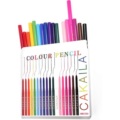 Eyeliner Liquide Mat Coloré De 18 Couleurs, Eyeliner Haute Précision Waterproof & Longue Tenue - Coffret De Liner Feutre Ultra-Pigmenté, Crayons Gel Pour Les Yeux Maquillage & Body Art Créatif 