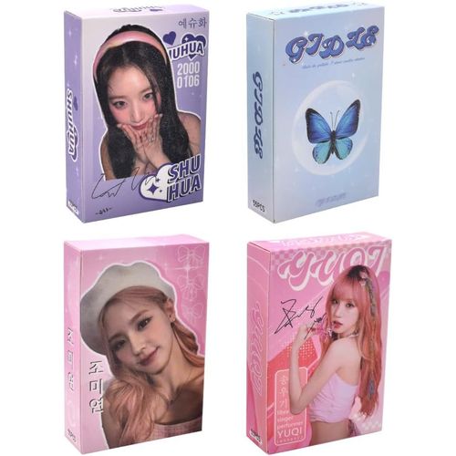 Kpop Gidle Carte, Mini Album Carte, Cartes Photo Kpop, Album Photocards Set, Kpop Mini Foto Cartes Pour Fans, Convient Aux Cadeaux Pour Les Fans