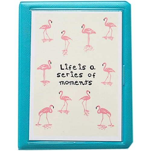 Album Photo Flamant Rose Pour Fujifilm Instax Wide 300/210 Instant Films 12,7 Cm (32 Poches) ¿ Vert Paon