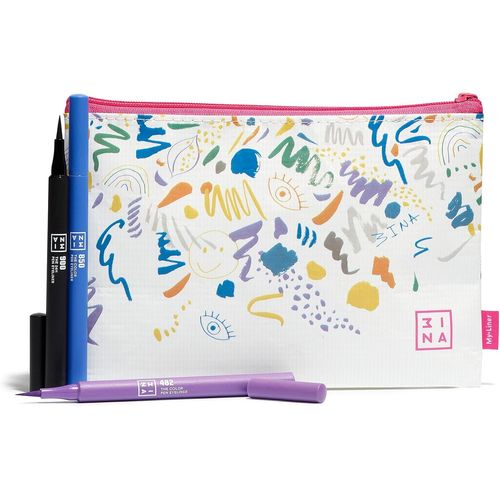 Makeup - My Liner Kit - Eyeliners Set 10h Longue Durée - Eyeliner Set Couleur Liquide Mat Avec Pointe Ultra-Précise - Eyeliners Kit Haute Pigmentation - Liner Set - Vegan - Cruelty Free 