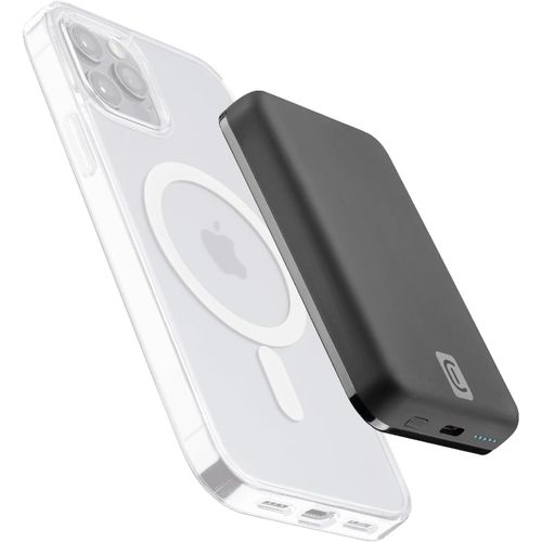 | Wireless Power Bank Mag 5000 | Chargeur Portable Compatible Avec Écosystème Mag Safe ¿ Capacité 5000 Mah ¿ Charge Sans Fil 7,5 W ¿ 1 X Usb-C 18 W ¿ Pour Iphone 12 Et Ultérieurs - Noir[X1105]