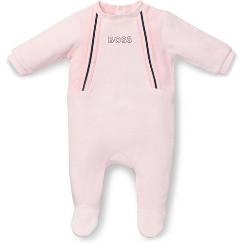 Grenouillère En Velours De Coton Mélangé Avec Logo Imprimé Pour Bébé54,74