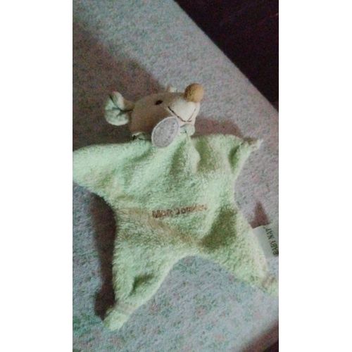 Doudou Souris Baby Nat Vert
