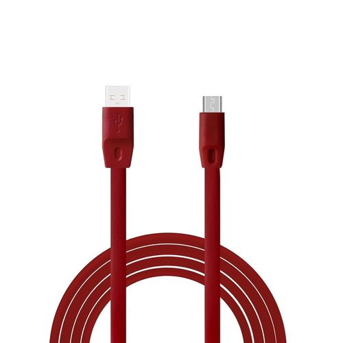 Câble De Charge Usb Plat De Rechange Ue, Compatible Avec Les Haut-Parleurs Sans Fil Logitech Ue Boom Megaboom Miniboom Boom2 Roll (Rouge)