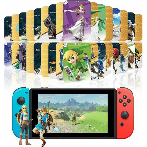 36pcs Zelda Series Amiibo Nfc Mini Carte Personnalise Pour The Legend Of Zelda : Tears Of The Kingdom Compatible Switch Cartes De Jeu