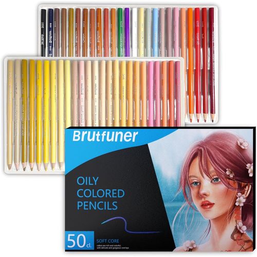50 Crayons De Couleur Chair Claire Crayons De Couleur Pour Adultes Crayons Pour Le Teintes De Peau Naturelles Idéale Pour L'art Portrait (50 Crayons Peau)