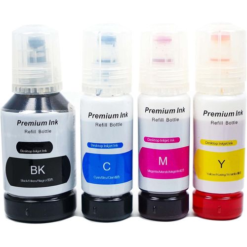 101 102 103 104 Encre Compatible Avec Epson 102 Ou 104 Cartouches D'Encre Multipack, Pour Ecotank Et-2700 Et-2710 Et-2720 Et-2750 Et-3700 Et-3750 Et-4700 Et-4750 Et-15000