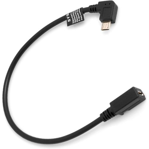 Câble Adaptateur Micro Usb Coudé À 90° Vers Fiche Micro Usb Femelle - Environ 27 Cm
