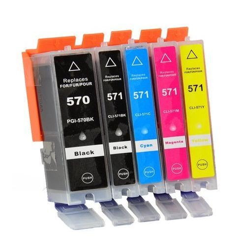 Bureaudeals - Premium Lot de 5 cartouches jet d encre compatibles pour Canon Pixma MG5750