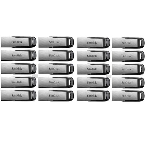 20 Pièces clé usb Sandisk Ultra Flair 128 Go USB 3.0, Jusqu'à 150 Mo/S 100% D'original