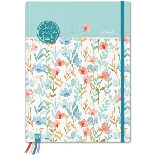 My Teacher Planner Agenda Scolaire 2023/2024 Motif Prairie Fleurie Format A4+