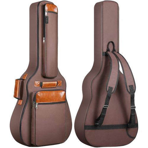 Housse Pour Guitare Acoustique 101,6 Cm, 104,1 Cm, 106,7 Cm, Version Premium Améliorée 12 Mm Rembourré En Éponge