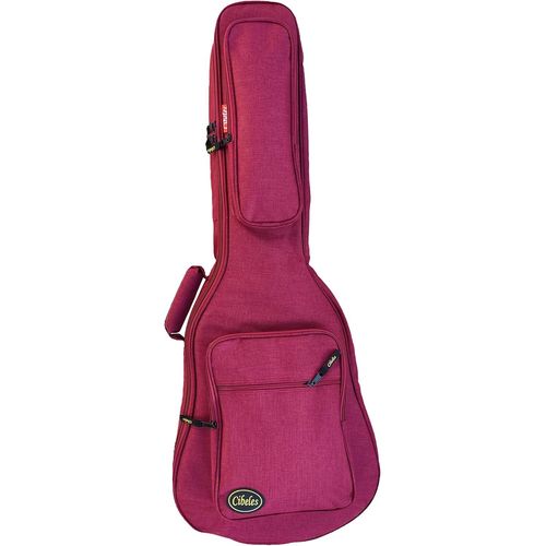 Housse Pour Guitare Classique Ou Flamande - Rembourrage 20 Mm, - Mousse Haute Densité - Taille 4/4, Rouge, 4/4, Trousse De Guitare