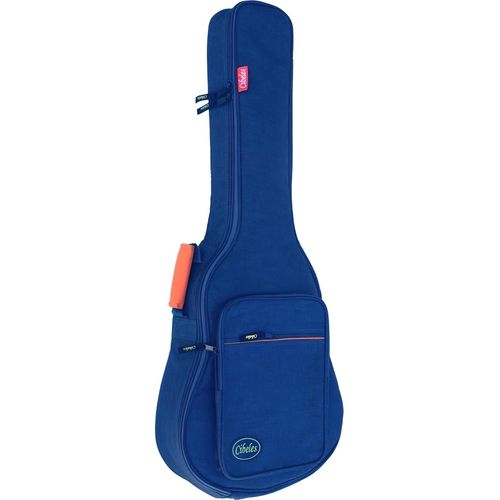 Housse De Guitare Classique Et Flamande Rembourrée 15 Mm, Bleu, 4/4, Housse Pour Guitare