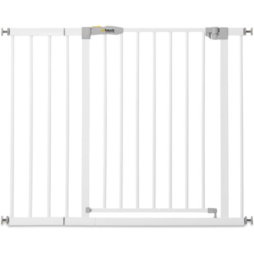 Barriere De Securite Enfant Open N Stop Kd Avec Extension 21 Cm (Largeur 96 À 101 Cm), Sans Percage, Fermeture Facile, Ouverture Bilatèrale À 1 Main, Métal - Blanc