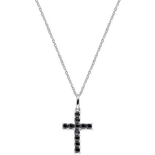 Mugler Collier Femme Bijoux Croix Trendy Cod. Crbn02