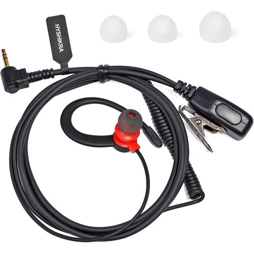 Oreillette De Sécurité Radio Compatible Avec Le Talkie Walkie Motorola Tlkr-T60 T80 T82 T-92 H2O T80 Extreme T82 Extreme, Légère, En Forme De G Avec Micro. (1)