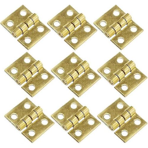 50pcs Mini charnières en laiton pour boîte à bijoux avec vis 200pcs petites charnières pour armoire en bois armoire miniature