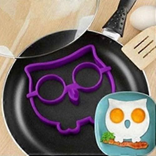 Petit Déjeuner Omelette Moule Silicone Oeuf Crêpe Anneau Façonneur Outil De Cuisine Diy Accessoires Gadget Oeuf Cuit Moule (Hibou) - Hibou