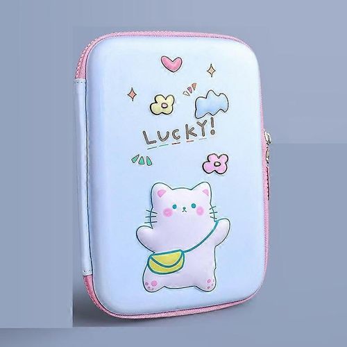 Étui À Crayons Licorne, Jolie Boîte À Stylos De Grande Capacité Pour Filles, Sac De Papeterie 3d Eva, Organisateur De Pochette À Crayons Rose Avec Compartiments, École Anti-Choc Sup