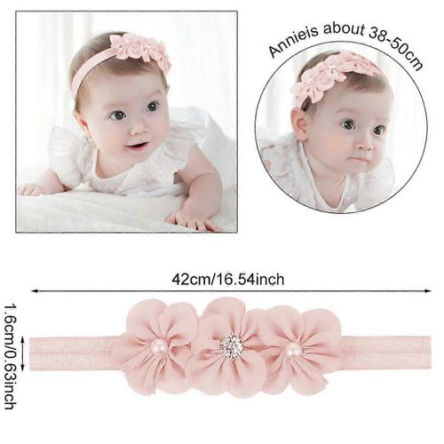Bandeaux De Bébé, 4 Pcs Bébé Filles Enfants Turban Bandeau Bandeau Bandeau Bijoux Bébé, Fleurs Fleurs Accessoires Pour Cheveux