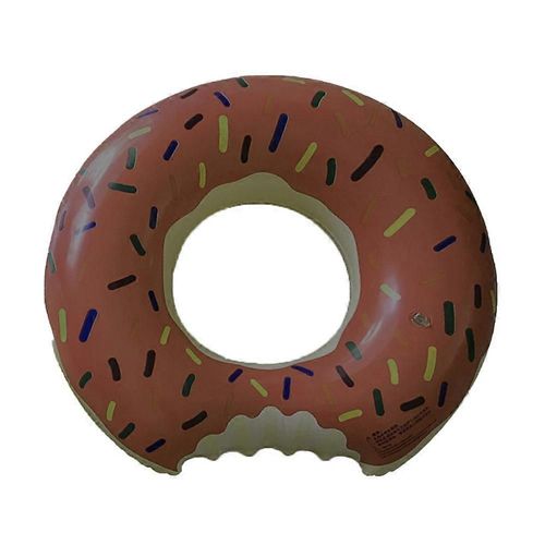 Donut Pool Float Anneau Gonflable Donut Anneau De Piscine Donut Anneau De Natation Donut Pour Piscine De Plage - Marron