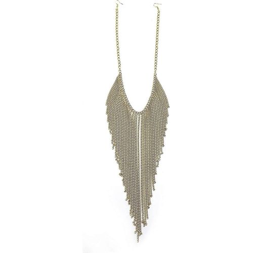 Femmes Mascarade Tête En Métal Chaîne Masque Visage Couvre-Chef Chaîne Bijoux Pour Fête Discothèque Danse Halloween Cosplay