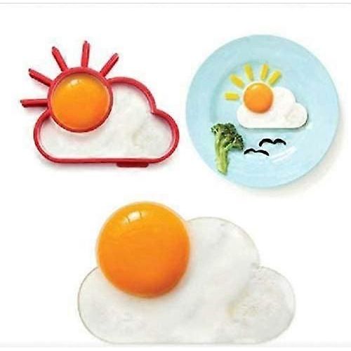 Moule À Omelette Pour Le Petit-Déjeuner Silicone Oeuf Anneau À Crêpes Outil De Cuisine Bricolage Accessoires De Cuisine Gadget Moule À Oeuf Cuit (Fleur De Soleil) - Fleur De Soleil