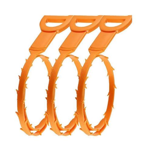 3 pièces outil de débouchage de drain de cheveux, outils de nettoyage de déboucheur de drain de cheveux de 20 pouces
