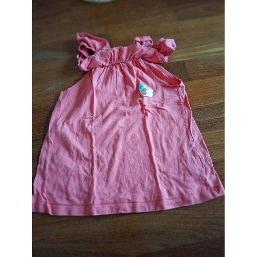 Haut Été Fille, Taille 8 Ans, Marque Lcdp, Couleur Rose/Corail, En Très Bon État
